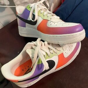 Nike Air Force 1 '07 Multi Color Gradient -Size 8